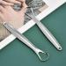 WAITLOVER Stainless Steel Tongue Scraper - Eco-Friendly Metal Cleaner for Fresh Breath | Reusable Tongue Care Tool - Buy Online on GoSupps.com