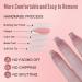 Zahrvia Soft Gel Press On Nails - 30 Set Color Charge Pink Quadrato Form | Salon Quality Full Cover Fake Nails | Medium Length & Comfortable Fit - Buy Online on GoSupps.com