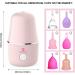 ROSA RUGOSA Menstrual Cup Sterilizer - 3-in-1 Steamer Cleaner for Period Cup - Auto Shut-Off - Leak-Free & Efficient - Buy Online on GoSupps.com