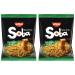Nissin Soba Bag-Teriyaki 18 Pack Wok Style Instant pasta of Japanese with teriyaki sauce quick preparation Asian food (9 x 110 g) Teriyaki 110 g (18 Pack)