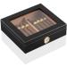 Cigar Boxs Humidors Cigar Humidor Cecigar Travel Humidor Box Portable Cigar Case Humidifier Hygrometer Cigar Humidor Box for Cigars