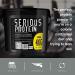 The Bulk Protein Company SERIOUS Protein Powder 4kg - Banana Flavor | Low Carb Muscle Growth & Recovery Supplement | 133 Servings - Buy Online on GoSupps.com