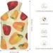 Color Paprika Hot Water Bottle with Plush Cover | Hand Warmer for Adults & Children | 26.5x15.3cm - Perfect for Cozy Comfort & Pain Relief - Buy Online on GoSupps.com