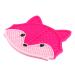 DRESSOOS fox scrub makeup brush cleaning pad silicone makeup brush cleaner mat makeup brush cleaning pad makeup brush scrubber mat makeup gadgets make up kit drying rack Silica gel cosmetic 17x15cm Rosy
