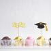12Pcs Graduation Cake Inserts Grad Cupcake Toppers black decor 2022 graduation cupcake topper Congrats Dessert Picks graduation cupcake Toppers Wood toothpick Birthday Cake - Buy Online on GoSupps.com