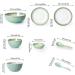 Dinner Plates 46-Piece Kitchen Dinnerware Set Plates Dishes Bowls Service for 10 Durable Ceramic Dinner Plate Sets Household Round Plates and Bowls Plates Kitchenware - Buy Online on GoSupps.com