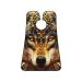 elegant wolf Print Beard Bib Apron Non-Stick Beard Men's Hair Catcher for Shaving Gifts for Men. One Size Black5
