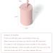 JOYIT Silicone Straw Cups for Toddlers - 6 oz Open Training Cup in Princess-Pale Mauve - Buy Online on GoSupps.com