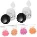 DOITOOL Storage Bottles 10pcs Loose Powder Bottle Empty Bottle Terrariums Concealer Powder Bottles Travel Dispenser Pack Black 3x2.5x2.5cm - Buy Online on GoSupps.com