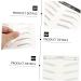 Mipcase 18pcs Eyebrow Stickers Makeup Stickers Authentic Eyebrows False Eyebrows Cosmetics Eyebrow Pencil 4d - Buy Online on GoSupps.com