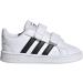 adidas Grand Court Tennis Shoe Toddler 6 Toddler - White/Black/White - Buy Online on GoSupps.com