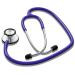 HCS Stethoscope Premium Stainless Steel - Medical Grade Dual Head Stethoscopes for Nurses Doctors Veterinary - 22 inch Tubing (Blue)