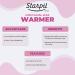 Starpil Mini Wax Warmer 4oz - Ideal for Hard Wax Beads - Adjustable Temperature Pot for Facial Hair Removal - Buy Online on GoSupps.com