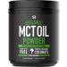 Sports Research Organic MCT Oil Powder Unflavored 10.6 oz (300 g)