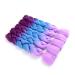 Showjarlly Jumbo Braid Art Hair Extensions - 24 inch Ombre Kanekalon Braid - 5 Pack for Crochet Twist & Box Braids in Purple Navy Blue & Light Violet - Buy Online on GoSupps.com