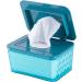 Wipes Dispenser Baby Wipes Case with Lid Removable Portable Wet Wipe Pouch Baby Holders Wipes Freshh Easy Open and Close Non-Slip Wipes Dispenser Secure Lid Keeps Wipes Freshh for Home Blue - Buy Online on GoSupps.com
