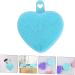 Handheld Facial Cleansing Brush Silicone Face Scrubber Heart Shaped Face Brush Manual Exfoliating Brush Double Side Face Brush Facial Exfoliator Heart-shaped Silica Gel Washbasin 9.8x8.4cm - Buy Online on GoSupps.com