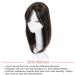 Dark Brown 18-inch Hair Topper for Thinning Hair | Women's 6.5X6.5 Inch Natural Straight Hair Piece for Volume | Real Hair Feel Super Soft - Buy Online on GoSupps.com