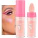 Highlighter Makeup Stick | Powder High Light Powder for Makeup | Easy Using Long Lasting Cosmetic Supplies for Hair Face Eyes Body Makeup Shzons 02#pink - Buy Online on GoSupps.com