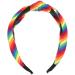 Beaupretty Rainbow Headband Knot Headband Pride Headband Rainbow Hairband Non Slip Knotted Hair Hoop for Women Girls