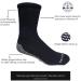 Yacht & Smith 12 Pairs Men's Gripper Bottom Diabetic Non-Skid Slipper Socks - Bulk Wholesale 10-13 Gray Navy Black - Buy Online on GoSupps.com