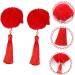 FRCOLOR 15 Pairs Tassel Hair Ball Hair Clip Chinese Hair Accessories Chinese Style Barrettes Hair Accessories Hair Pin Tassel Fur Ball Artificial Fur The Flowers Red Girl Child - Buy Online on GoSupps.com