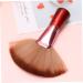 Housoutil Professional Makeup Foundation Brush & Devil Horns Headband - Ideal for Mineral Powder & Face Makeup - 20x4x16cm Brown - Buy Online on GoSupps.com