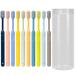 Toothbrushes 10 Packs Soft Travel Toothbrush Bulk for Adults Green