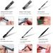 FIXBODY Manicure Pedicure Set - 15 Piece Nail Clippers Toenail Kit with Cuticle Remover in Black Leather Case - Perfect Gift for Men and Women - Buy Online on GoSupps.com