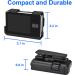 APDTEK Tandem Tslim X2 Pump Case - Black Insulin Pump Holder with 360 Rotating Belt Clip - Buy Online on GoSupps.com