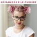 Shop Heatless Curls with Our Satin Locken Blacker Overnight Curler Set - No Heat Hair Rollers in Pink | International Shipping Available - Buy Online on GoSupps.com