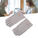 Anti UV Gloves for Gel Nail Lamp Manicure Gloves UV Protection Stretchy Breathable Fingerless Fiber Cotton Nail Lamp Gloves for Home Salon(Gray) - Buy Online on GoSupps.com
