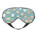 Cute Fox Eye mask Soft Elastic and Adjustable Nighttime Comfort Sleeping mask Suitable for Both Men and Women