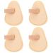 HERCHR 4pcs Toe Straightener Joint Realign Cushion Brace for Claw Curled Crooked Toe Metatarsal Support Loop Guard Alignment Corrector Wrap 1 hole