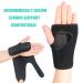 Wrist Sleep Support Brace with Splints - Hand Support for Carpal Tunnel, Arthritis, Tendonitis - Pain Relief & Recovery - Adjustable One Size Left Hand - Buy Online on GoSupps.com