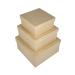 AllStellar Square Paper Mache Nesting Boxes   Small Set of 3 Paper Mache Boxes with lids for Crafting  Gifts  Storing Jewelry  Treasure  Accessories  Cosmetics  Ornament and more 3 pcs Square Box