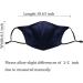 100% Mulberry Silk Face Masks for Women | 4-Pack Adjustable Fashion Masks with Filter Pocket - Buy Online on GoSupps.com