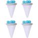 Sorrowso 4 Pieces Reusable Household Hair Filter Washer Lint Trap Net Pouch Pet Hair Remover For Laundry Washing Machine Floating Hair Remover For Washing Machine Blue - Buy Online on GoSupps.com
