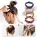 Seamless Cotton Hair Ties - 60 Elastic Ponytail Holders for Women & Girls | No Wrinkle Soft & Durable | 10 Colors & 4 Styles for Thick Hair - Buy Online on GoSupps.com