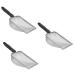 BESPORTBLE 3 Pcs Pet Cleaning Tools Reptiles Sand Mesh Shovel Uvlizer Beachcombing Strainer Zoo Stainless Steel 27X10X5CMx3pcs Blackx3pcs