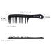 HYOUJIN Black Wide Tooth Detangling Comb - Best Styling for Curly Wet Long Hair - Buy Online on GoSupps.com