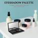 ERINGOGO Palette Magn tique Mate Noire 2 Compartiments avec Miroir Palette Vide Rechargeable pour Fards Paupi res et Blush Organisateur Maquillage de Voyage Diy Rangement - Buy Online on GoSupps.com