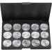CRILSTYLEO 3pcs 15 Empty Cosmetic Case Travel Cosmetic Case Travel Makeup Case Empty Makeup Eyeshadow Silver - Buy Online on GoSupps.com