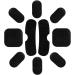 PAXLamb 19pcs Airsoft Helmet Pads Set - Tactical Replacement Foam Kit for Military Helmets - Black - Buy Online on GoSupps.com