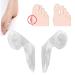 Reusable Bale Toe Corrector - 2 Soft Silicone Toe Spacers for Pain Relief - Large Toe Spreader Pillows - Buy Online on GoSupps.com