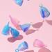 Mini Ring Menstrual Cup - Reusable Silicone Cup | Small Extra Firm | Leak-Proof Easy Removal | Eco-Friendly Tampon & Pad Alternative by Peachcup - Buy Online on GoSupps.com