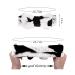 Cow Print Spa Bow Headband for Women - High Elasticity Coral Fleece Skincare Headband - Buy Online on GoSupps.com