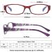 Blue Light Blocking Reading Glasses 2 Pack for Women - Computer Readers with Magnification 3.5x - Red+purple Frames - Spring Hinge Eyeglasses - Buy Online on GoSupps.com