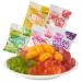 5 flavors Peeling fruit juice fudge 50% Juice Content gummy candy white peach Peeling Fruit Fudge Mango gummies grape Litchi sugar soft candy Toffee Healthy Candy Snacks Chinese Snacks gift (10bag)