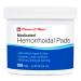 Pharma-C Medicated Hemorrhoidal Pads with Witch Hazel. 1 Jar of 100 Pads